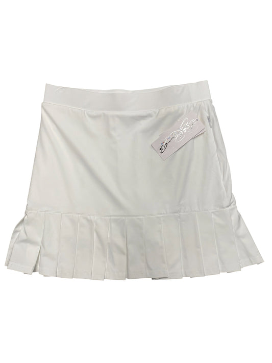 Flounce Skort-WHT