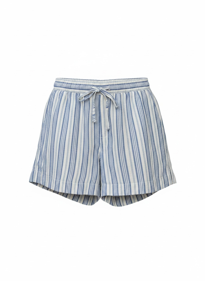 Drawstring Short-Denim