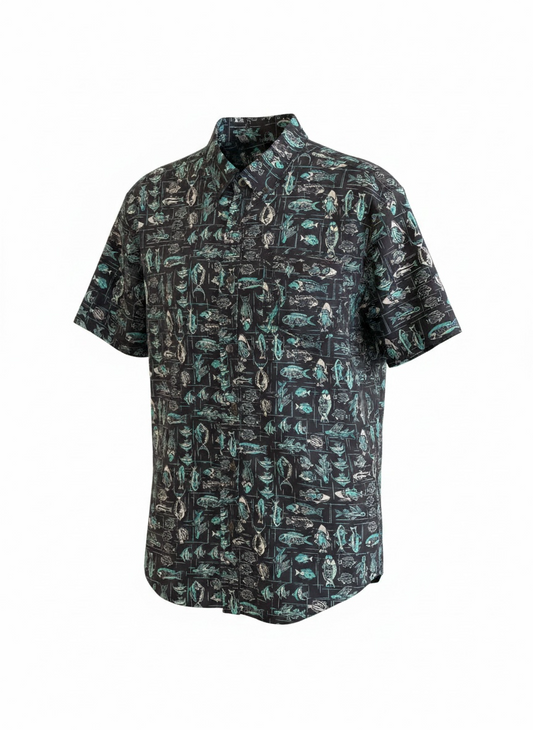 Frozen Fish SS Shirt-Black