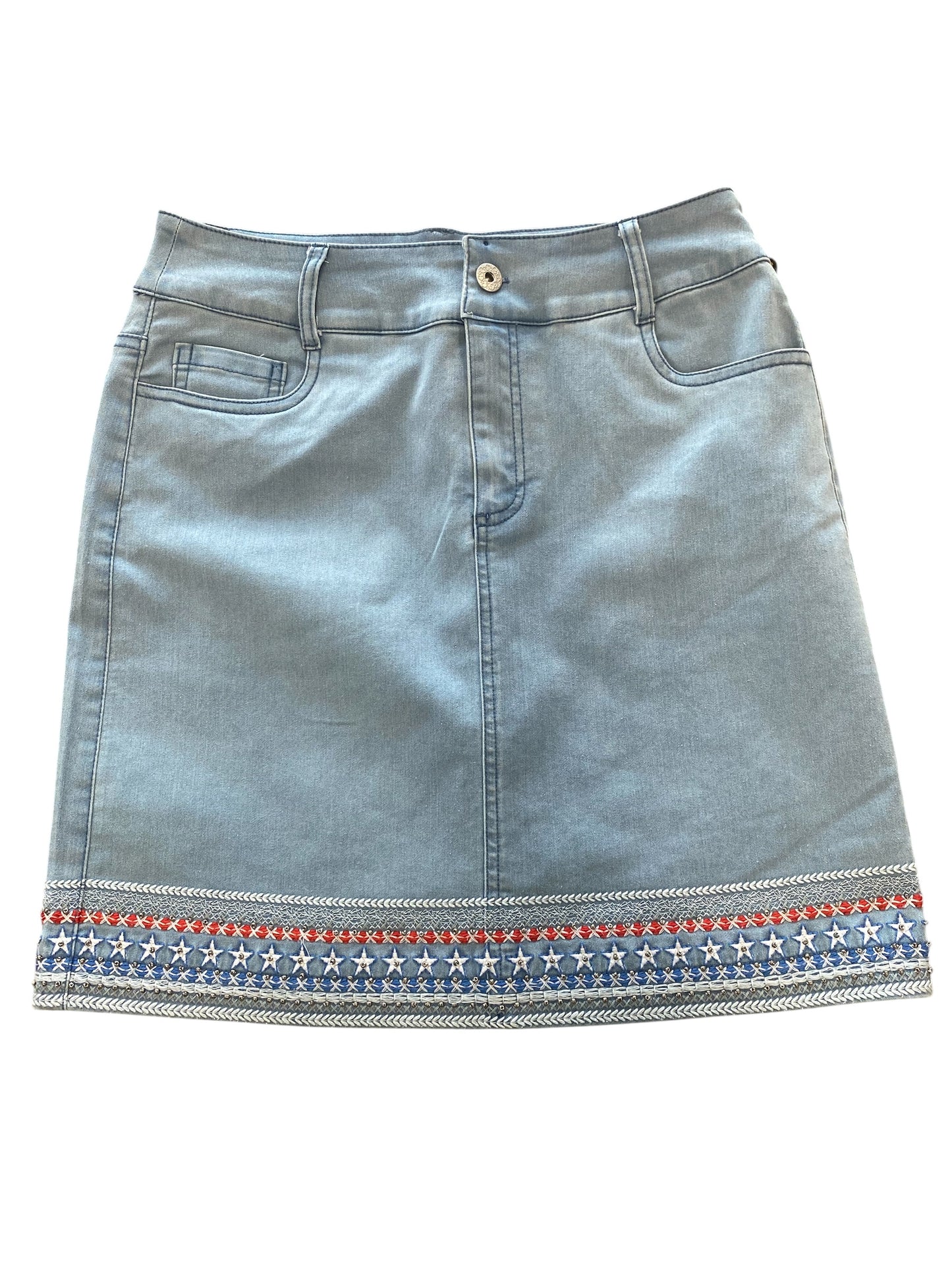Embroidered Stars Skort-DLCL