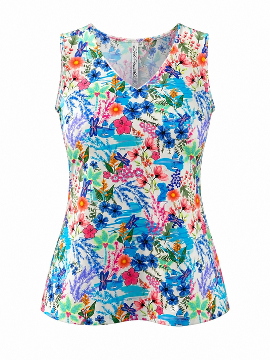 Sleeveless V-Neck-MCDR