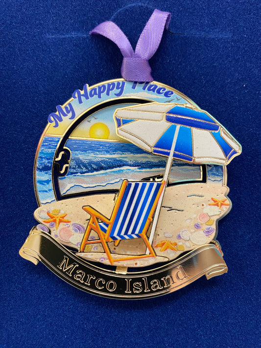 My Happy Place Ornament