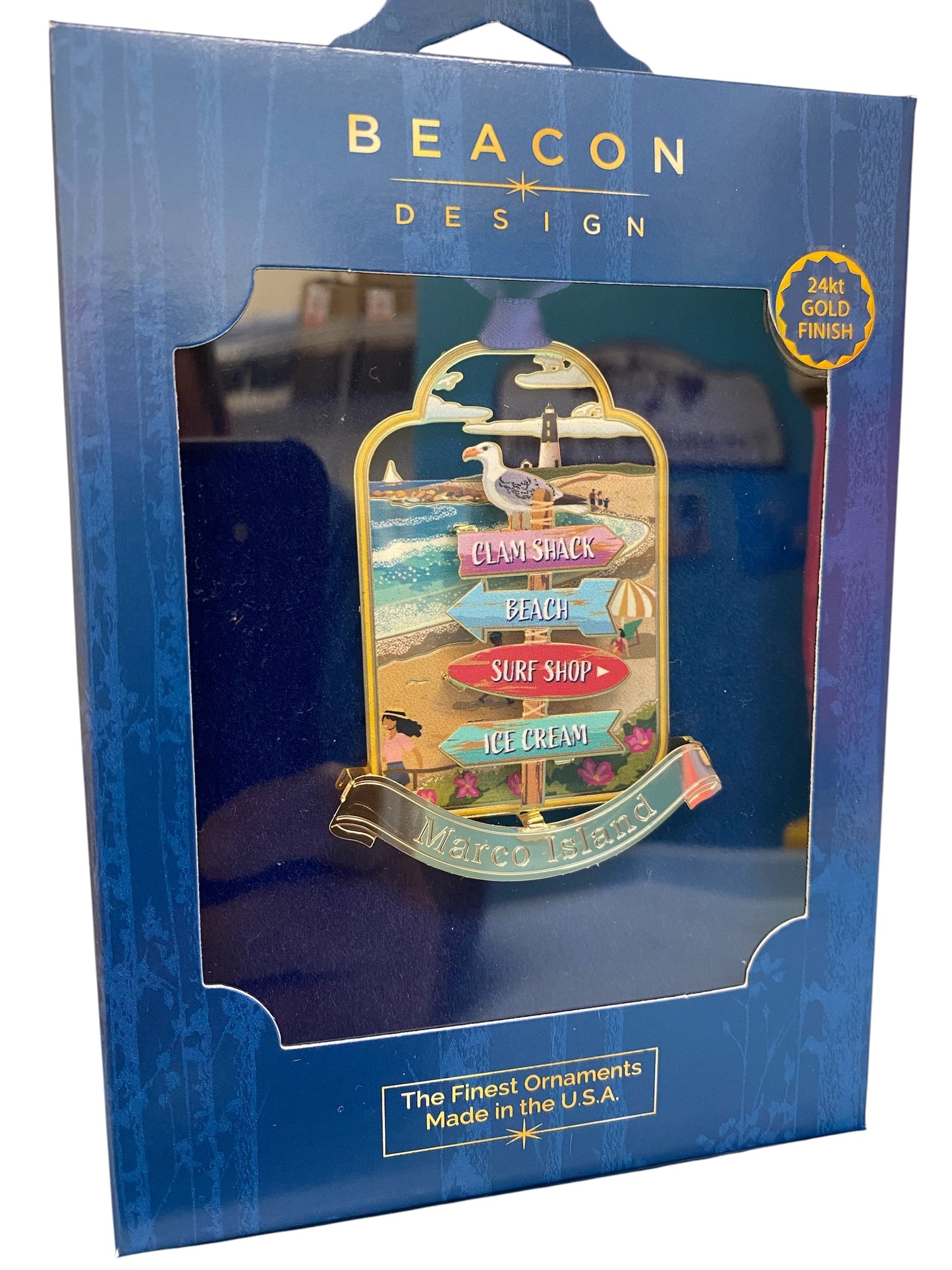 Beach Signpost Ornament