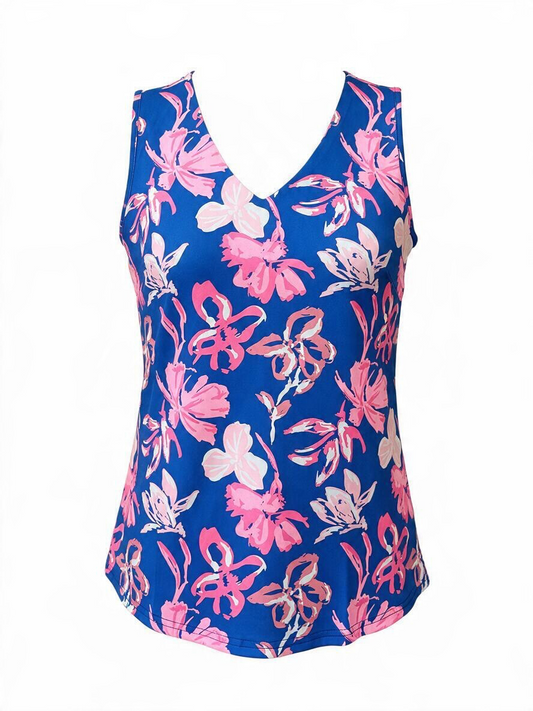 Sleeveless V-Neck-FLDP