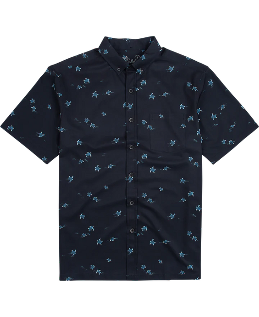 Honu Kai Short Sleeve Shirt-Charcoal