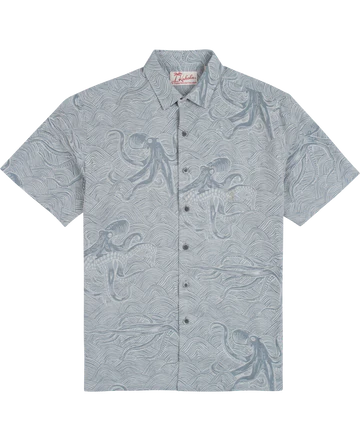 Tako Tides Short Sleeve Shirt-Slate