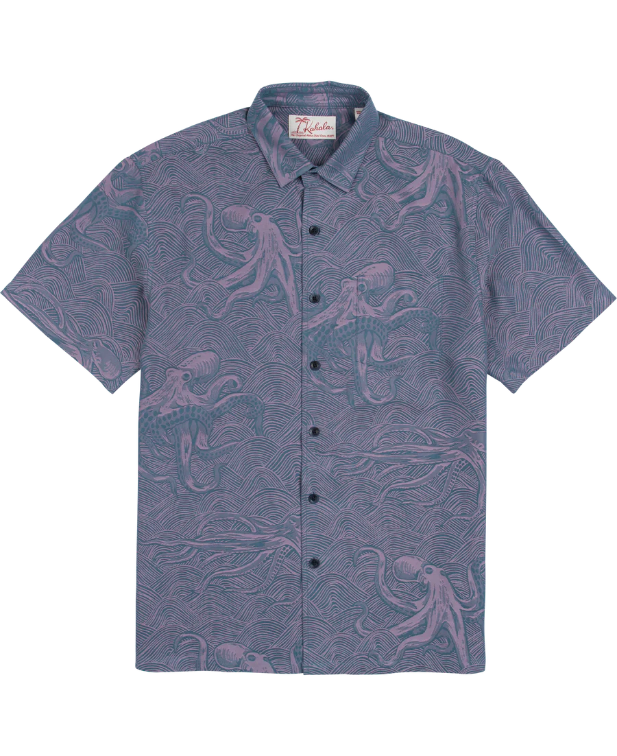 Tako Tides Short Sleeve Shirt-Parrotfish