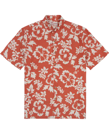 Alaula Short Sleeve Button Up Shirt - Coral