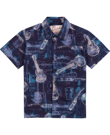 Koaloha Button Down Shirt-Eggplant