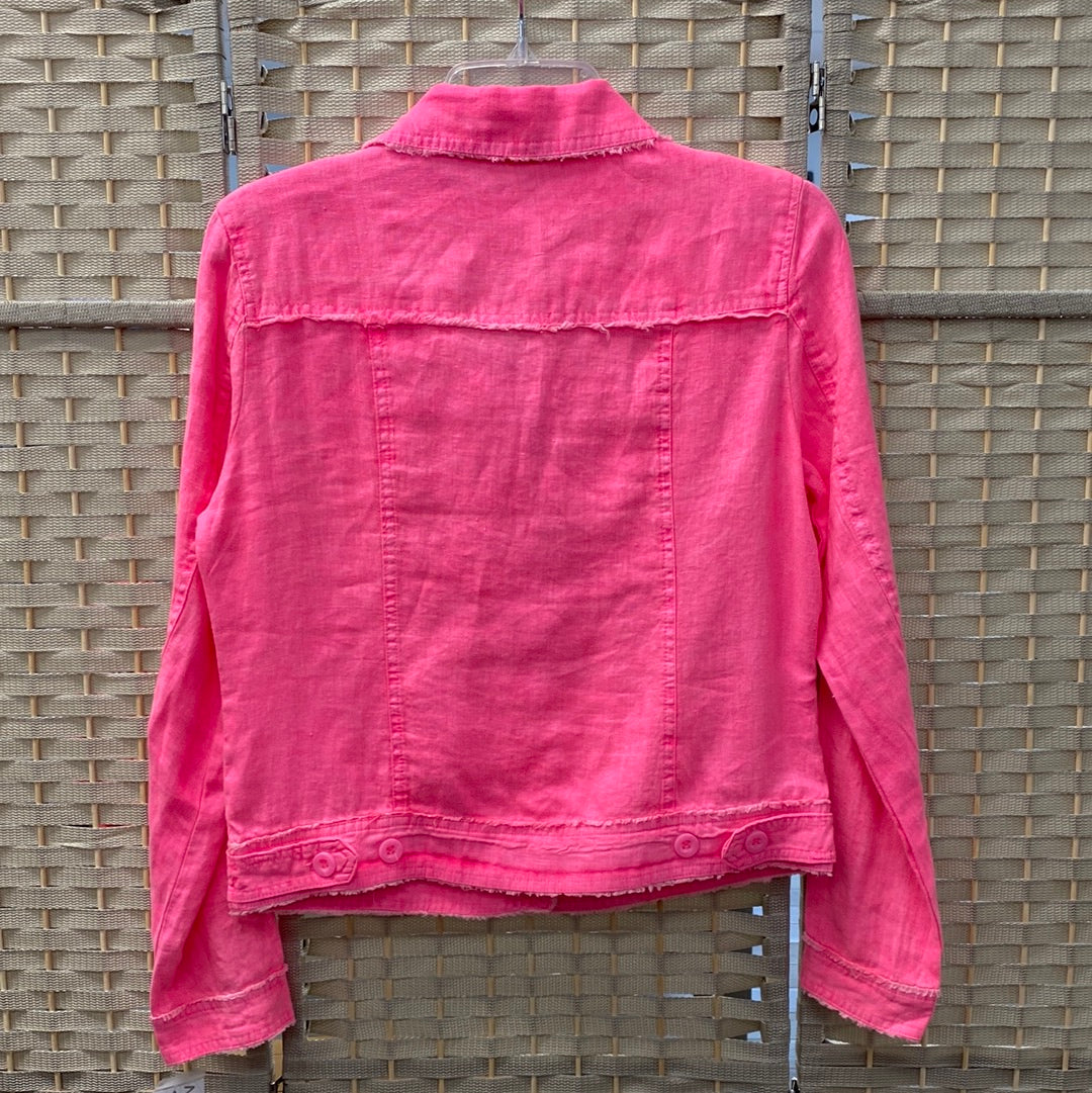 Travel Jacket-Bright Hot Pink