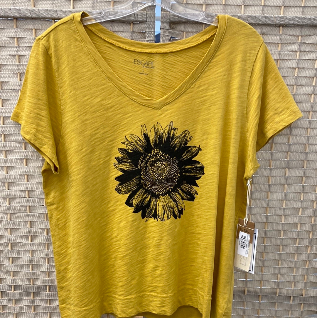 yellow sunflower shirt