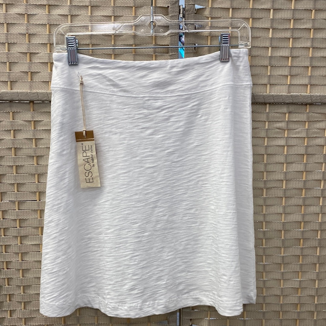 Cotton Beach Skirt - White