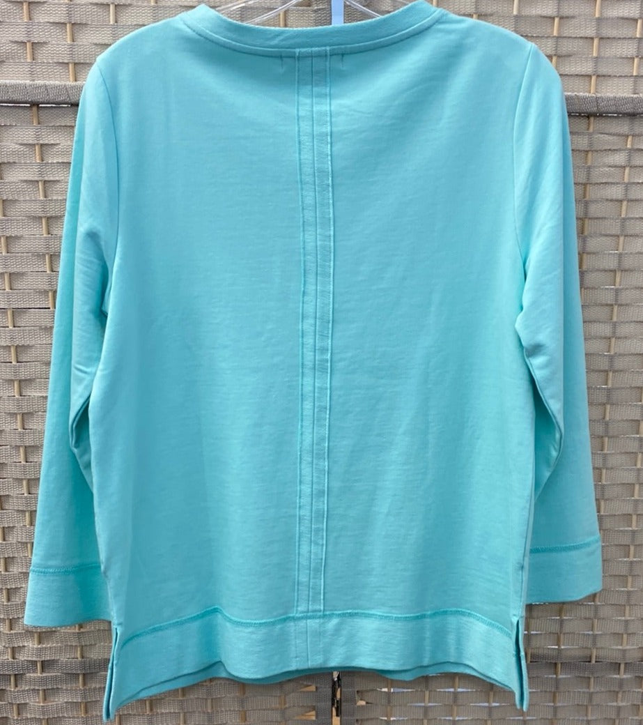 Sea color pullover 