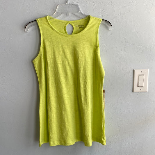 Cotton Seamed Tank - Lime